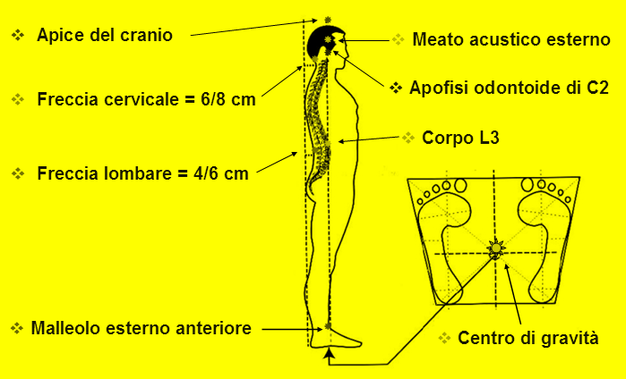 Parametri posturali sul piano sagittale